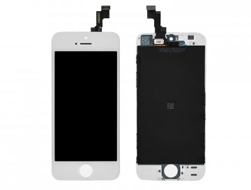 Touch Glass + LCD Display for iPhone 5S White