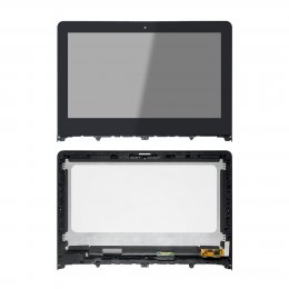 For Lenovo Yoga 300-11 Yoga 300-11IBR YOGA 300-11IBY 80M0007QGE 11.6 NEW LCD Screen Touch Digitizer Assembly With Bezel