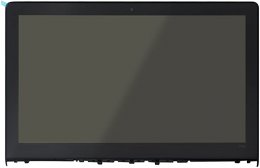 Kreplacement 15.6 inch FullHD 1080P IPS LED LCD Screen Front Glass Assembly + Bezel for Lenovo Ideapad Y700-15ISK (Non-Touch)