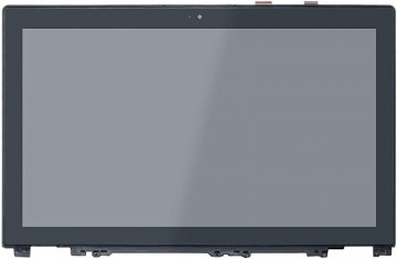 Kreplacement Compatible 15.6 inch FullHD 1080P LED LCD Display Touch Screen Digitizer Assembly + Bezel Replacement for Lenovo IdeaPad U530 Touch 59402368 59428053 59401453 59402351 59427841 59385621