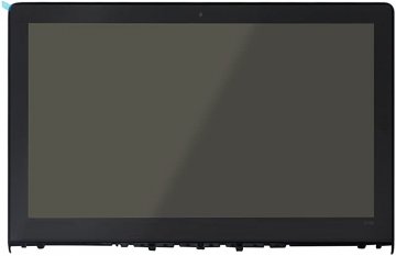 Kreplacement Replacement 15.6 inches FullHD 1080P IPS LED LCD Screen Front Glass Assembly with Bezel for Lenovo Ideapad Y700-15ISK 80NV Non-Touch (1920x1080 Resolution)