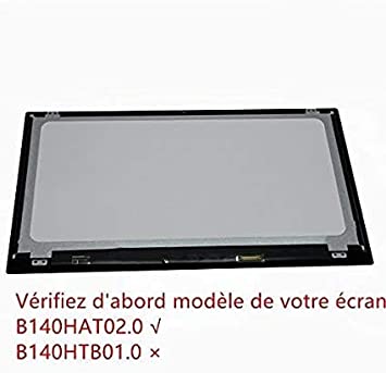 Kreplacement 14.0inch FullHD 1080P LED LCD Display Touch Screen Digitizer Assembly for Acer Aspire R14 R5-471T-52EE R5-471T-7028 R5-471T-593K (No Bezel) (NOT for B140HAB01.0/B140HTB01.0)