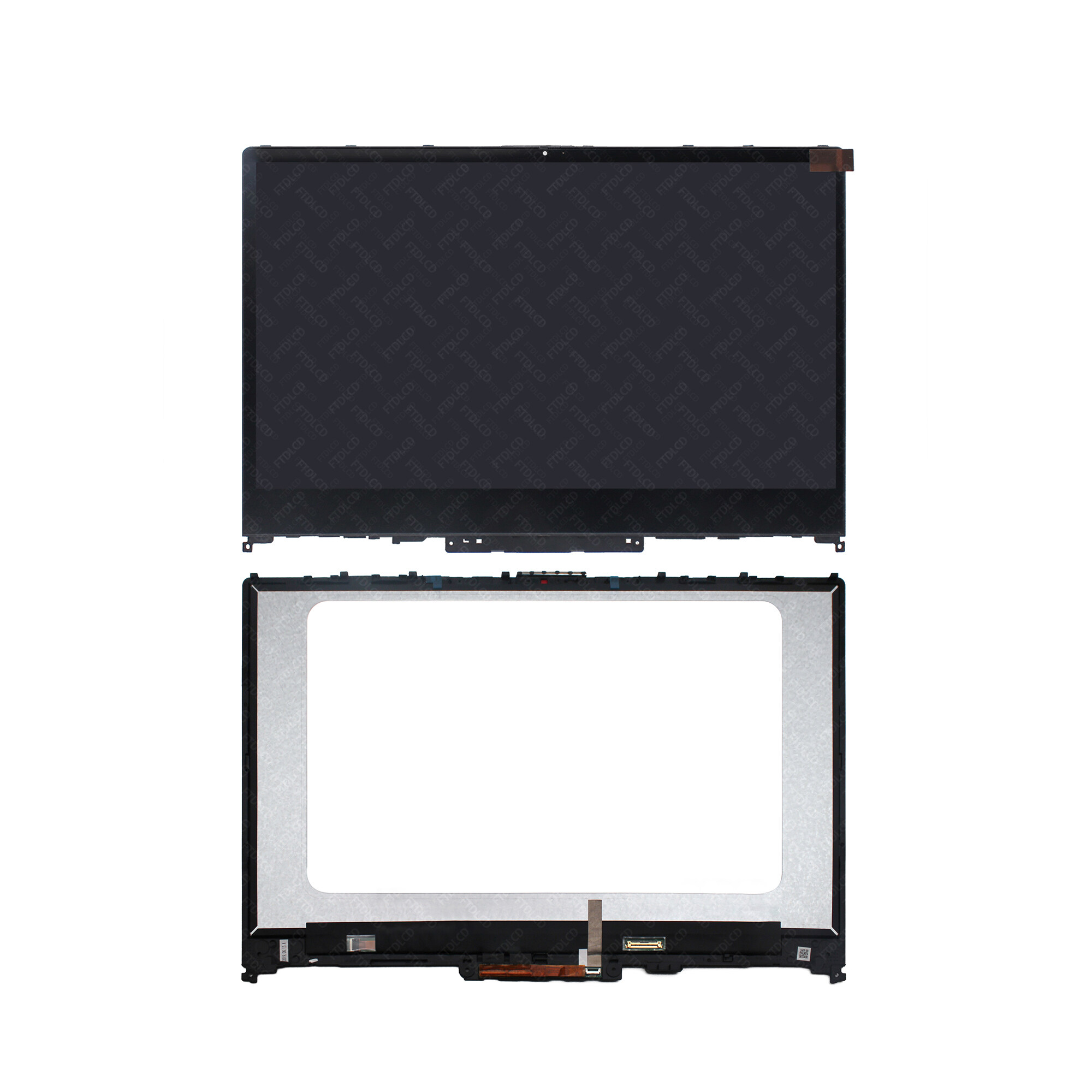 Kreplacement FHD LCD Screen Display Panel Touch Digitizer Glass Assembly + Bezel 5D10S39565 5D10S39566 for Lenovo IdeaPad Flex-15IWL 81SR