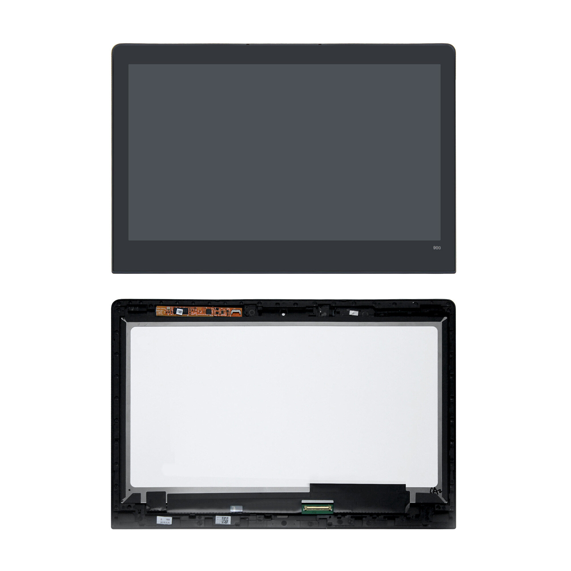 Kreplacement QHD LCD Touch Screen Digitizer Display Assembly for Lenovo Yoga 900-13ISK+Bezel