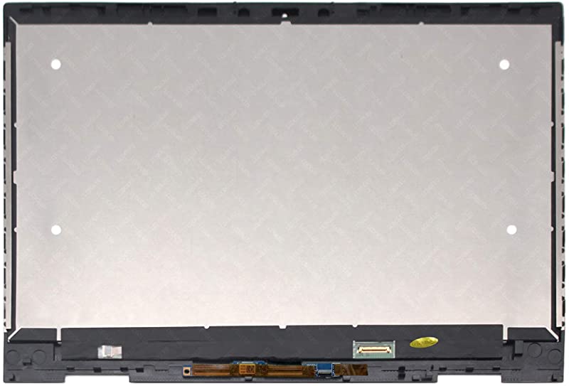 Kreplacement Replacement 15.6 inches FHD 1080P IPS LCD Display Touch Screen Digitizer Assembly Bezel with Controller Board for HP Envy x360 15-cp 15-cp0010nr 15-cp0013nr 15-cp0076nr 15-cp0086nr 15-cp0053cl