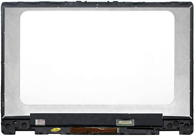 Kreplacement Replacement FHD 1080P IPS LCD Panel Touch Screen Digitizer Assembly Bezel with Board for HP Pavilion x360 14-dh0027la 14-dh0020na 14-dh0026na 14-dh0027na 14-dh0031na 14-dh0032na 14-dh0008ns