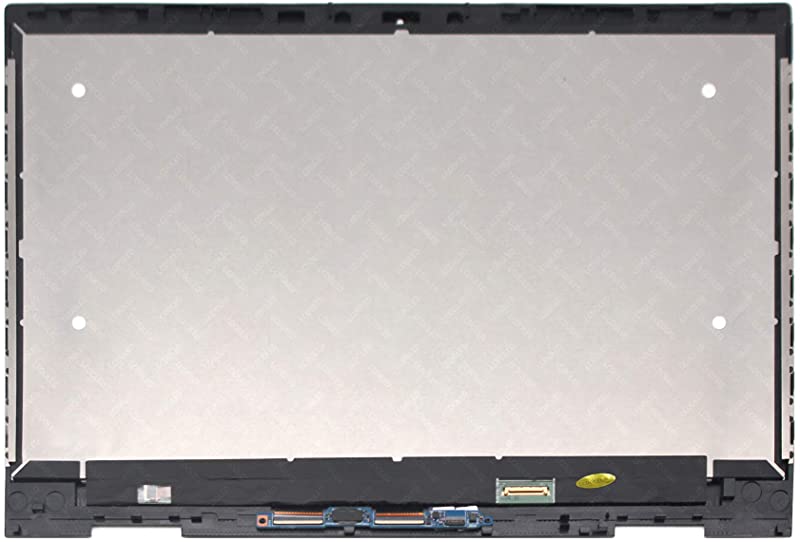 Kreplacement Replacement 15.6 inches FHD 1920x1080 IPS LED LCD Display Touch Screen Digitizer Assembly Silver Bezel with Controller Board for HP Envy x360 15-cn0013nr 15-cn1025cl 15-cn1035cl 15-cn1055cl