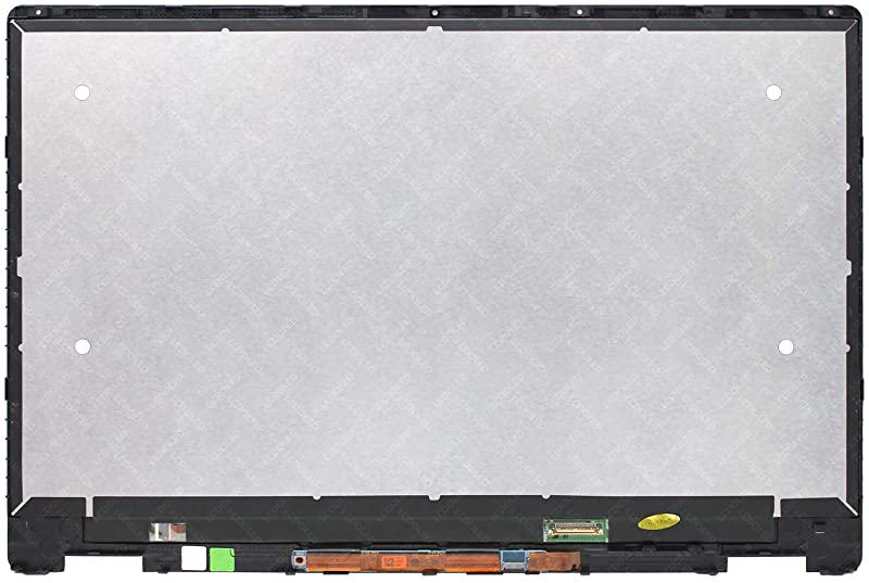 Kreplacement Replacement FullHD 1920x1080 IPS LCD LED Display Touch Screen Digitizer Assembly Bezel with Board for HP Pavilion x360 15-dq0051nr 15-dq0075nr 15-dq0076nr 15-dq0077nr 15-dq0078nr 15-dq0081nr