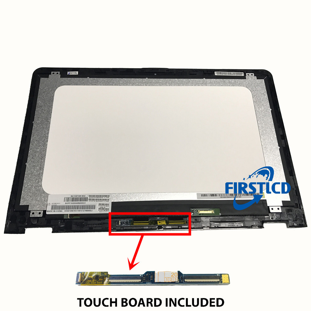Screen Display Replacement For HP ENVY X360 15-AQ123CA LCD Touch Digitizer Assembly
