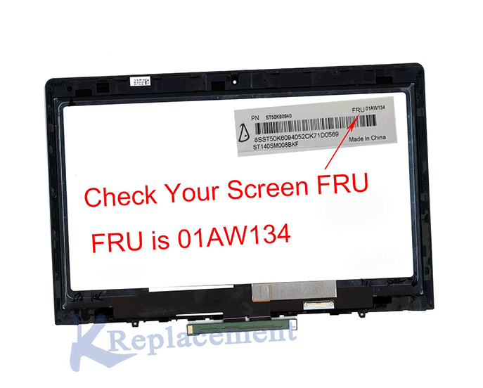 01AW134 Touch Screen Replacement for Lenovo 2560X1440